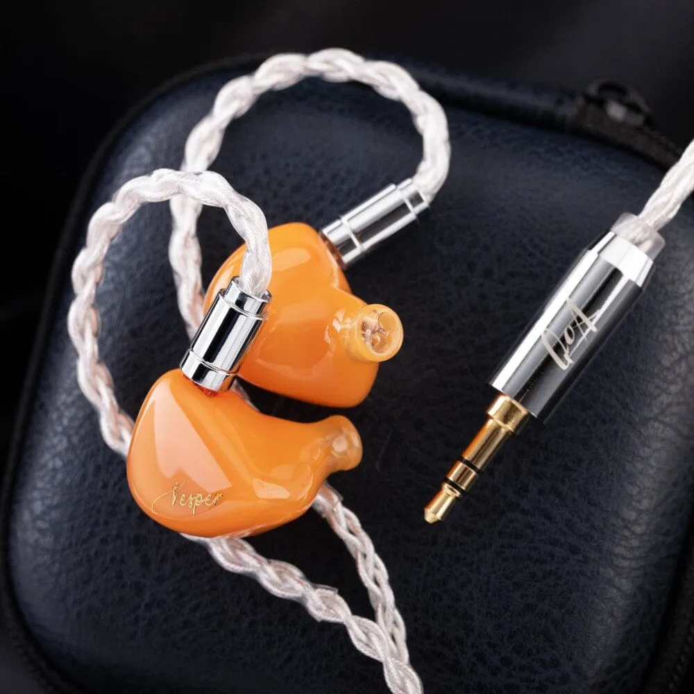 QoA Vesper2 / Vesper 2 1DD 1 Knowles BA Hybrid Driver In-Ear Earphone Monitor