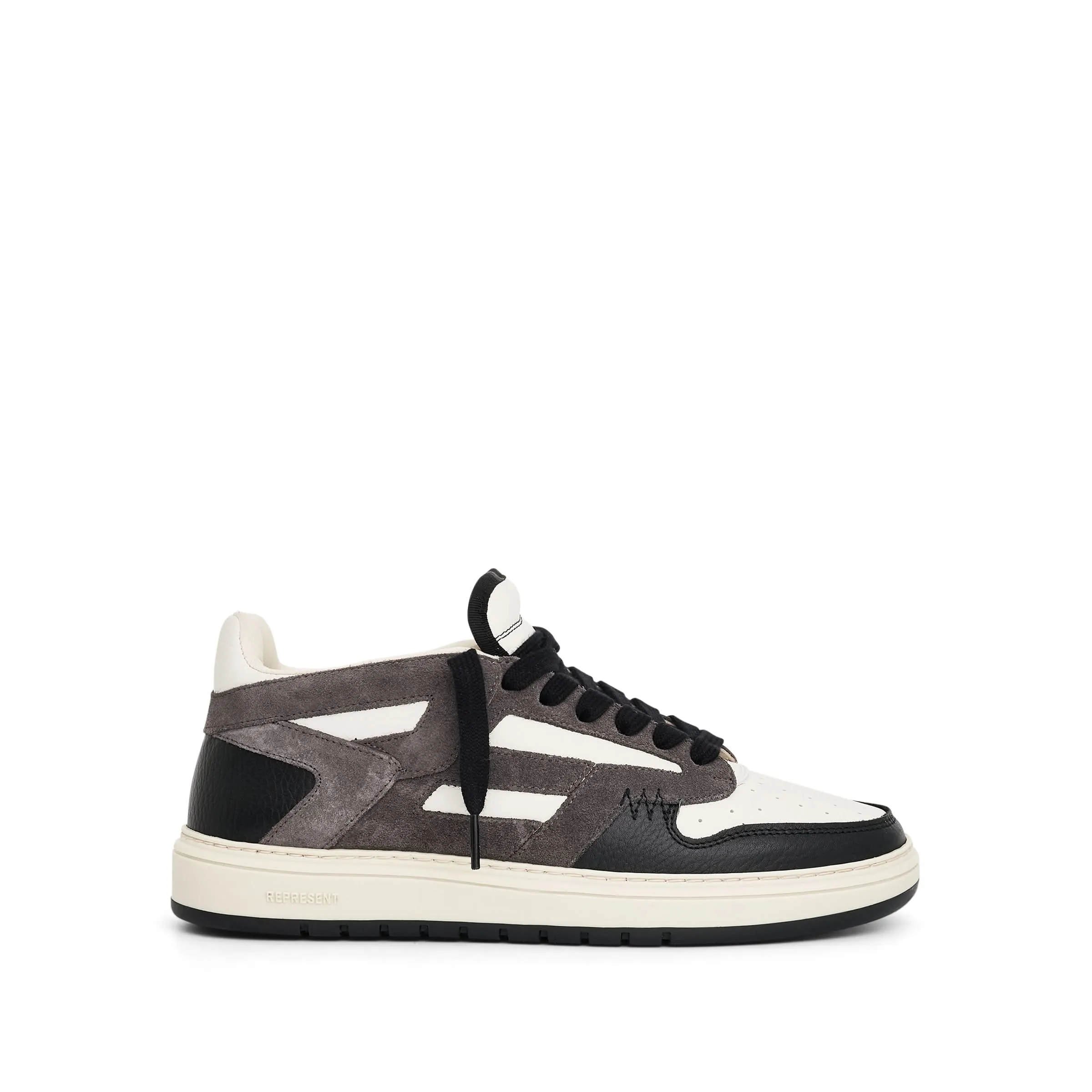 Reptor Low Sneaker in Grey/Black