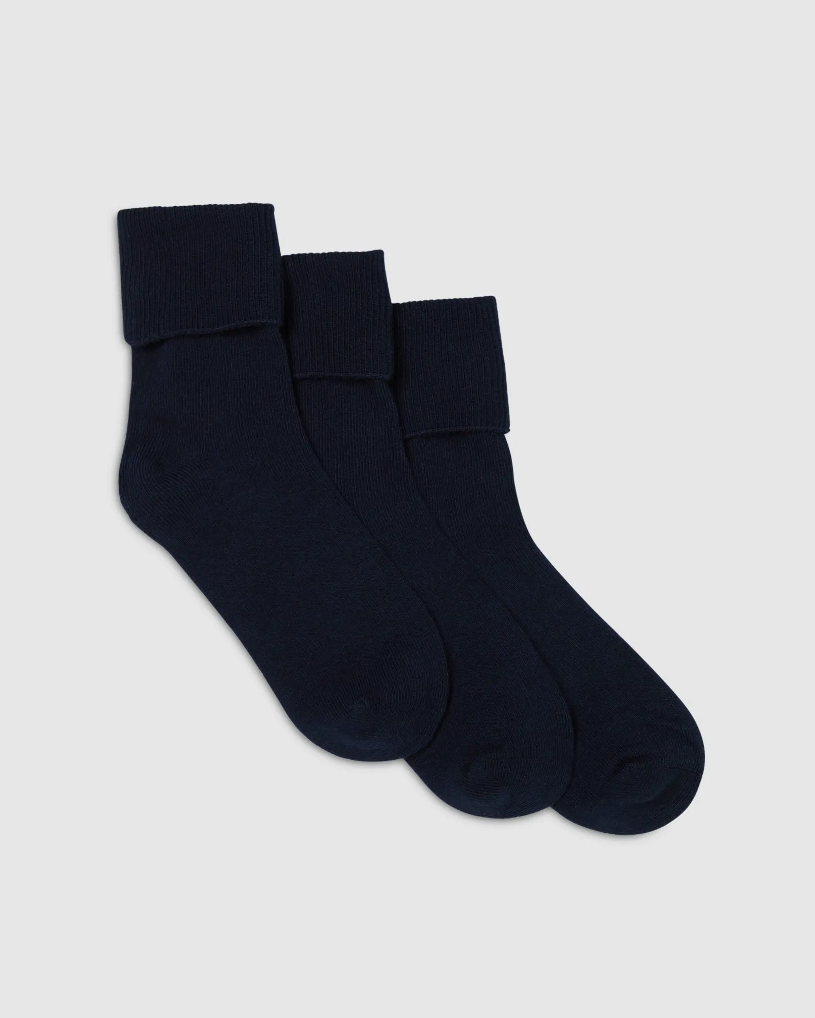 School Turnover 3 Pack Navy