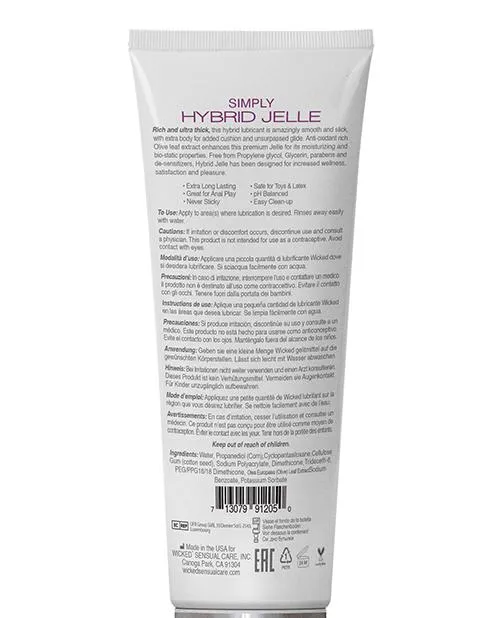 Simply Hybrid Jelle Lubricant