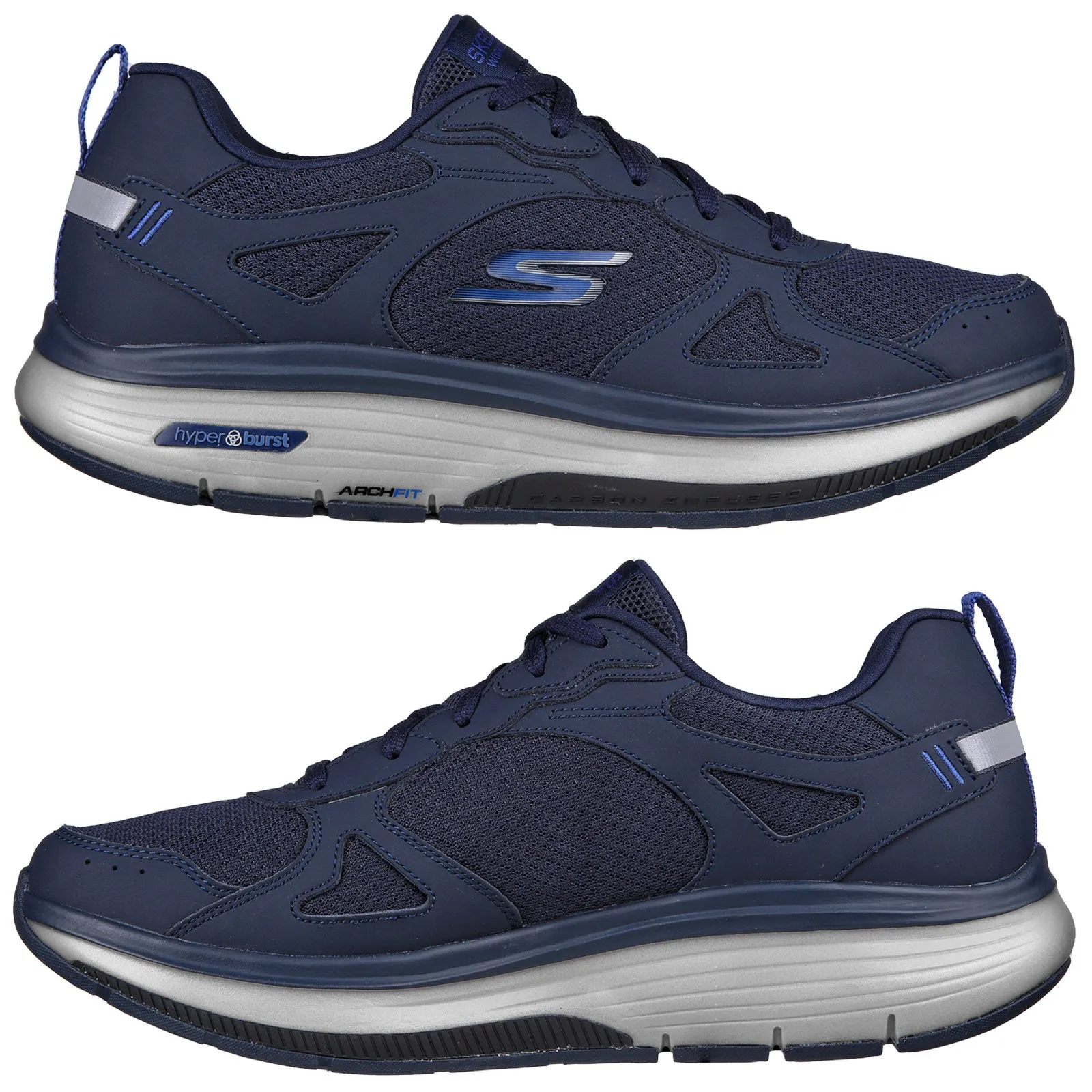 Skechers Mens Go Walk Hyper Burst Workout Walker Trainers