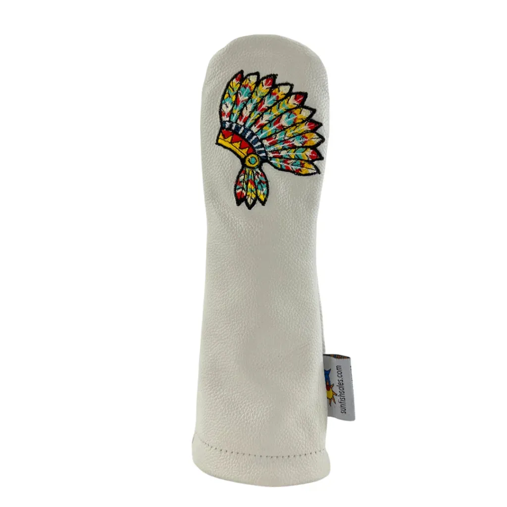 Sunfish: Hand Embroidered Headcover (Driver, Fairway, Hybrid, or Set) - Headdress