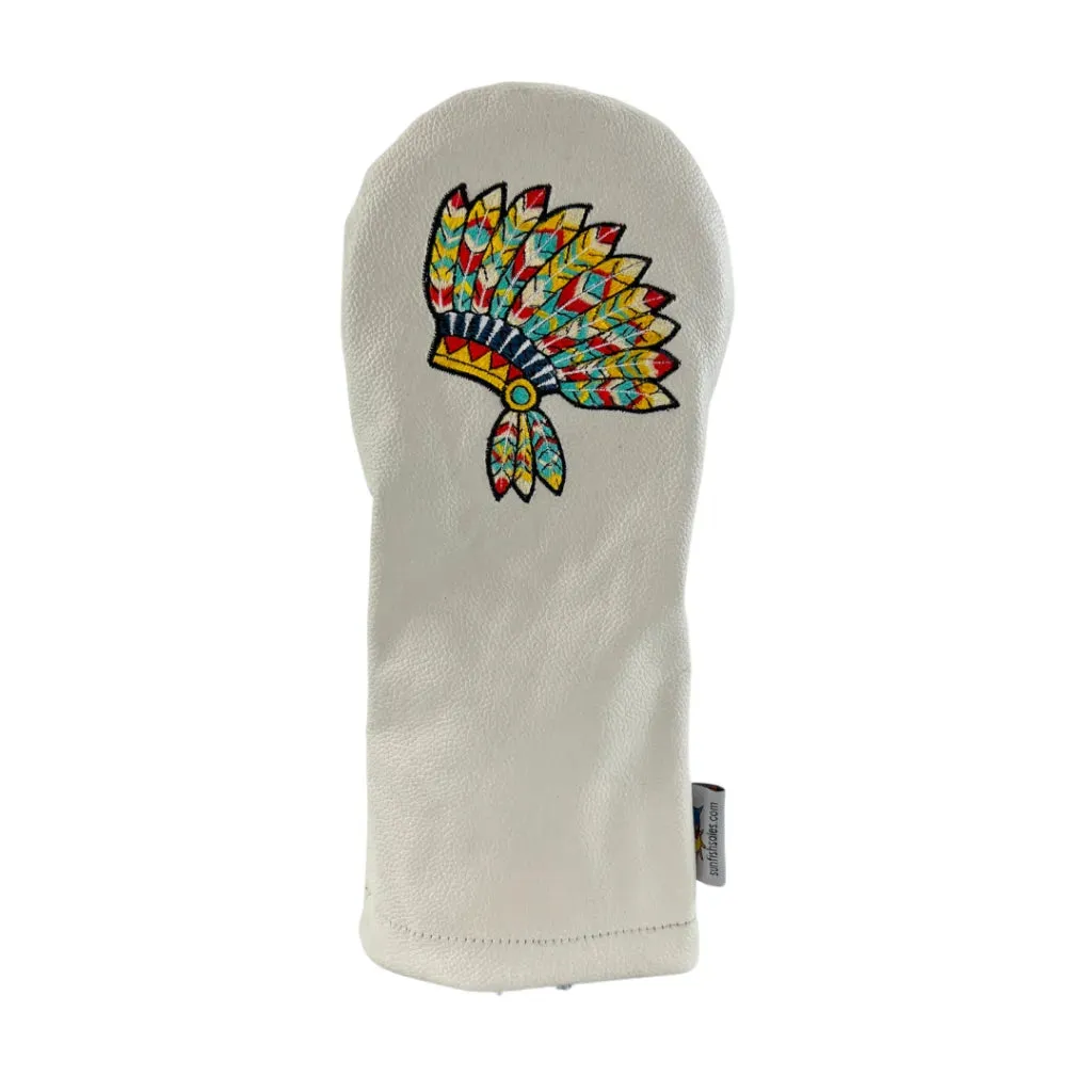 Sunfish: Hand Embroidered Headcover (Driver, Fairway, Hybrid, or Set) - Headdress