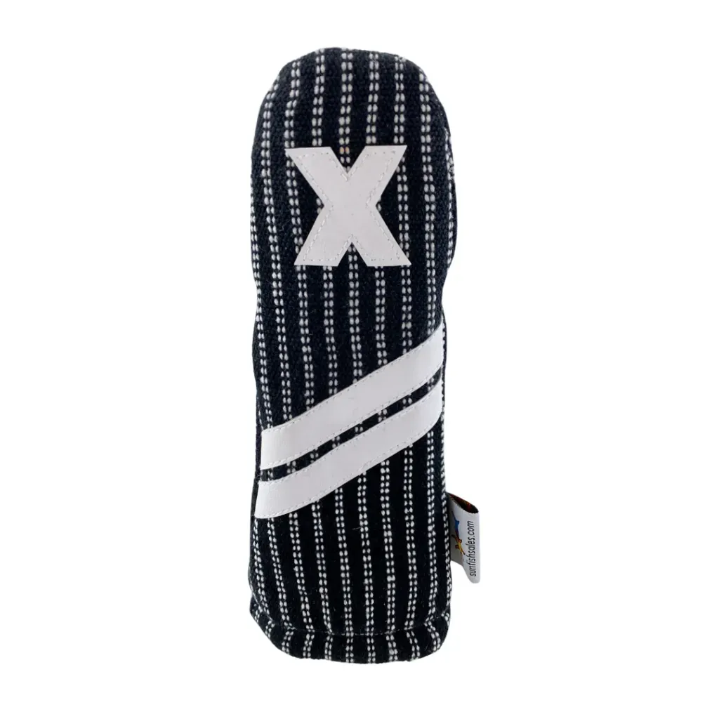 Sunfish: Woven Ace Style Headcovers (Driver, Fairway, Hybrid or Set) - Pinstripe