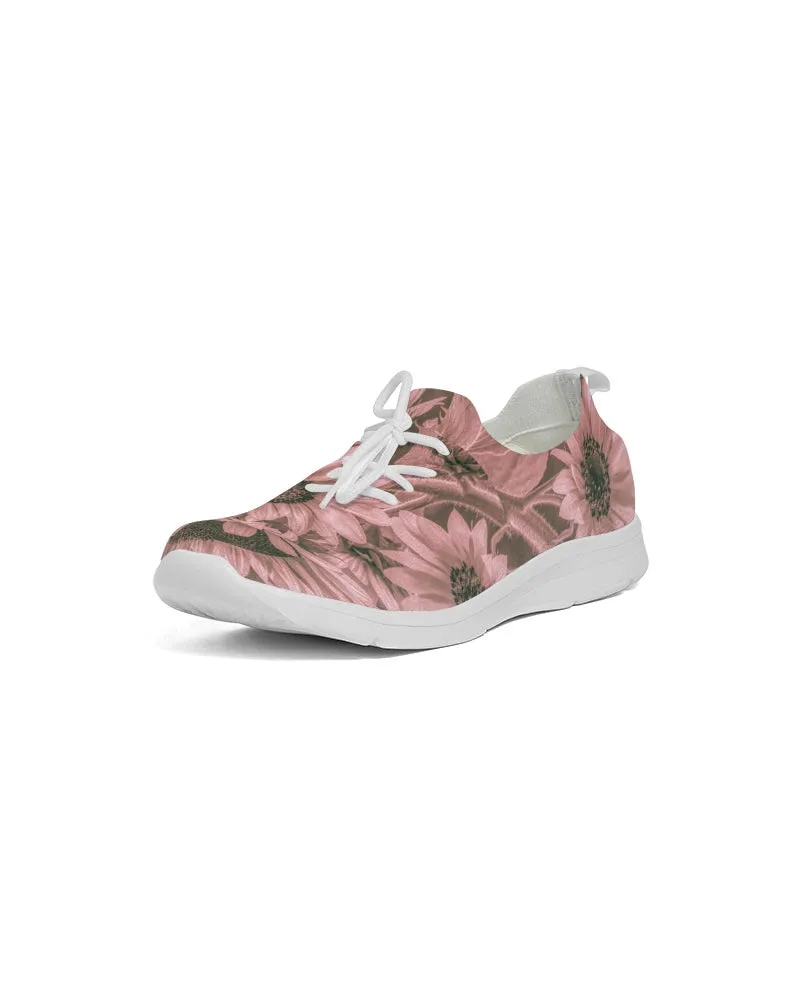 Sunflower Pink Dreams Women's Lace Up Flyknit Shoe