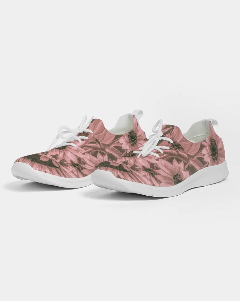 Sunflower Pink Dreams Women's Lace Up Flyknit Shoe