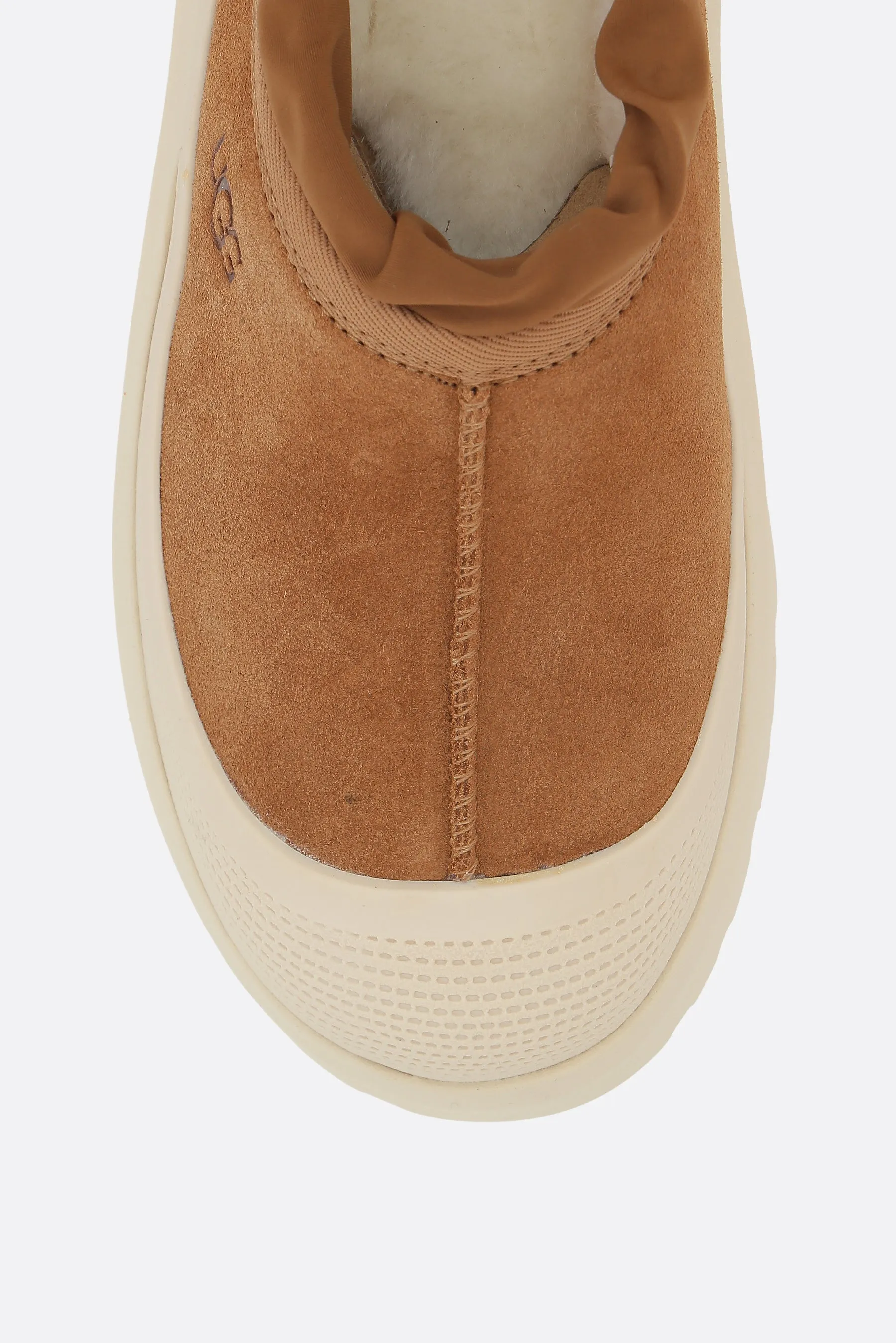 Tasman Weather Hybrid Slippers In Suede And Rubber