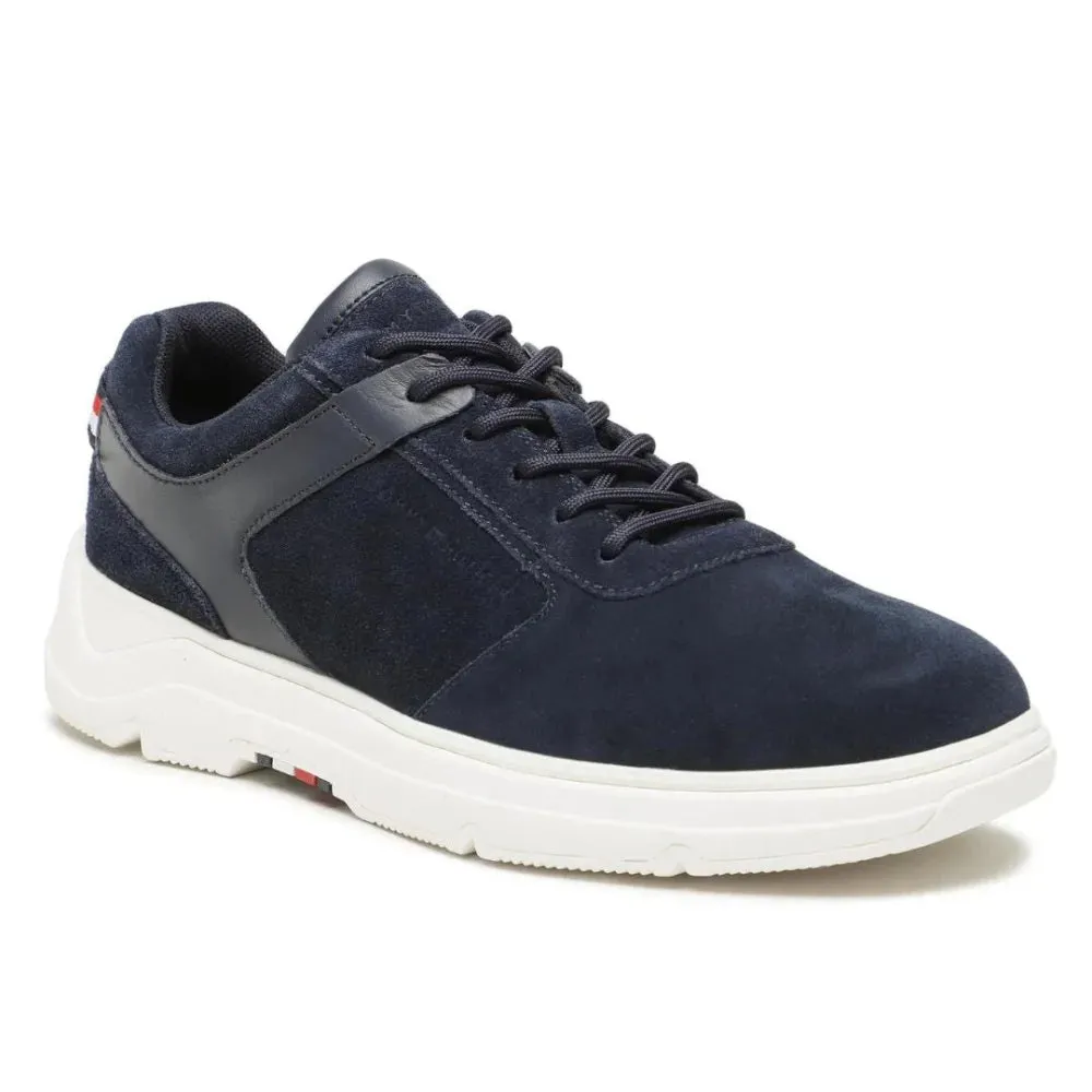 Tommy Hilfiger Suede Hybrid Oxford Shoes Men - NVY