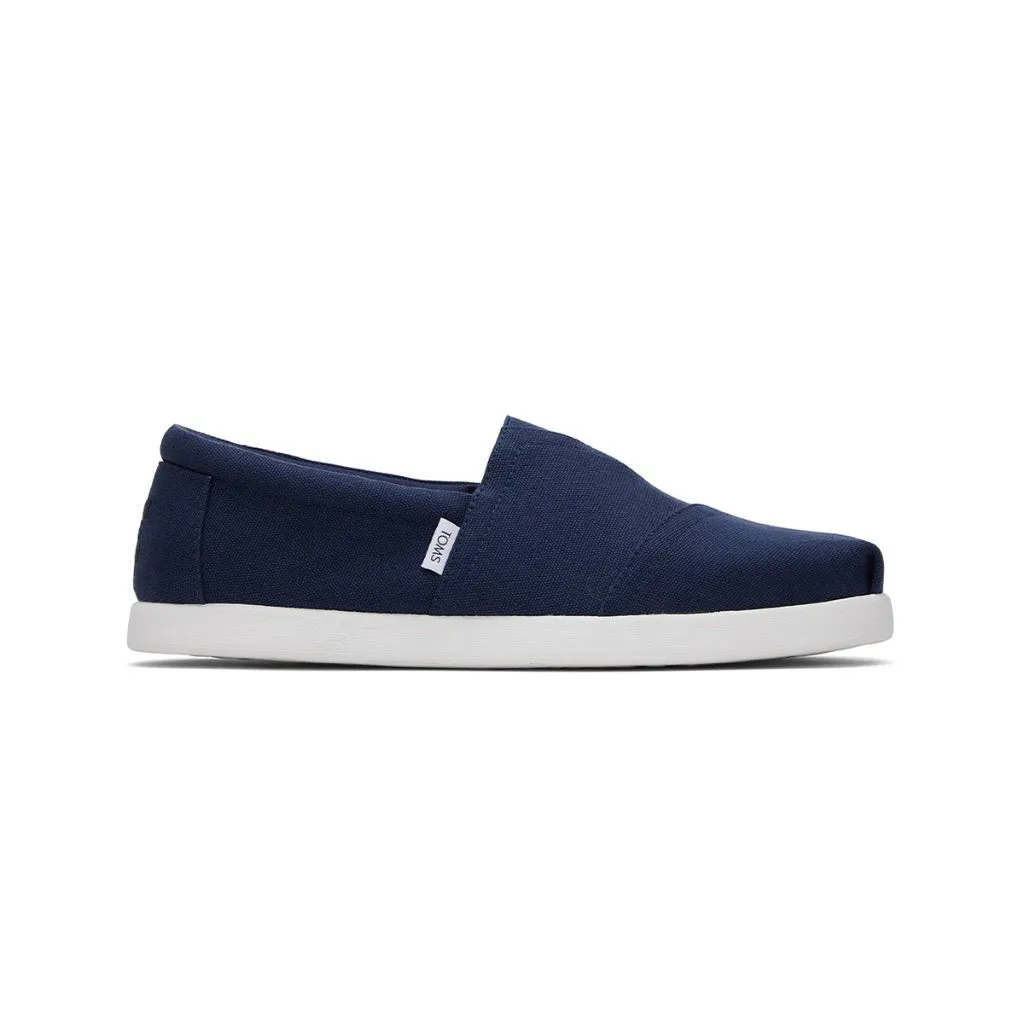 TOMS Espadrille Alpargata Forward Men - Navy Recycled Cotton Canvas