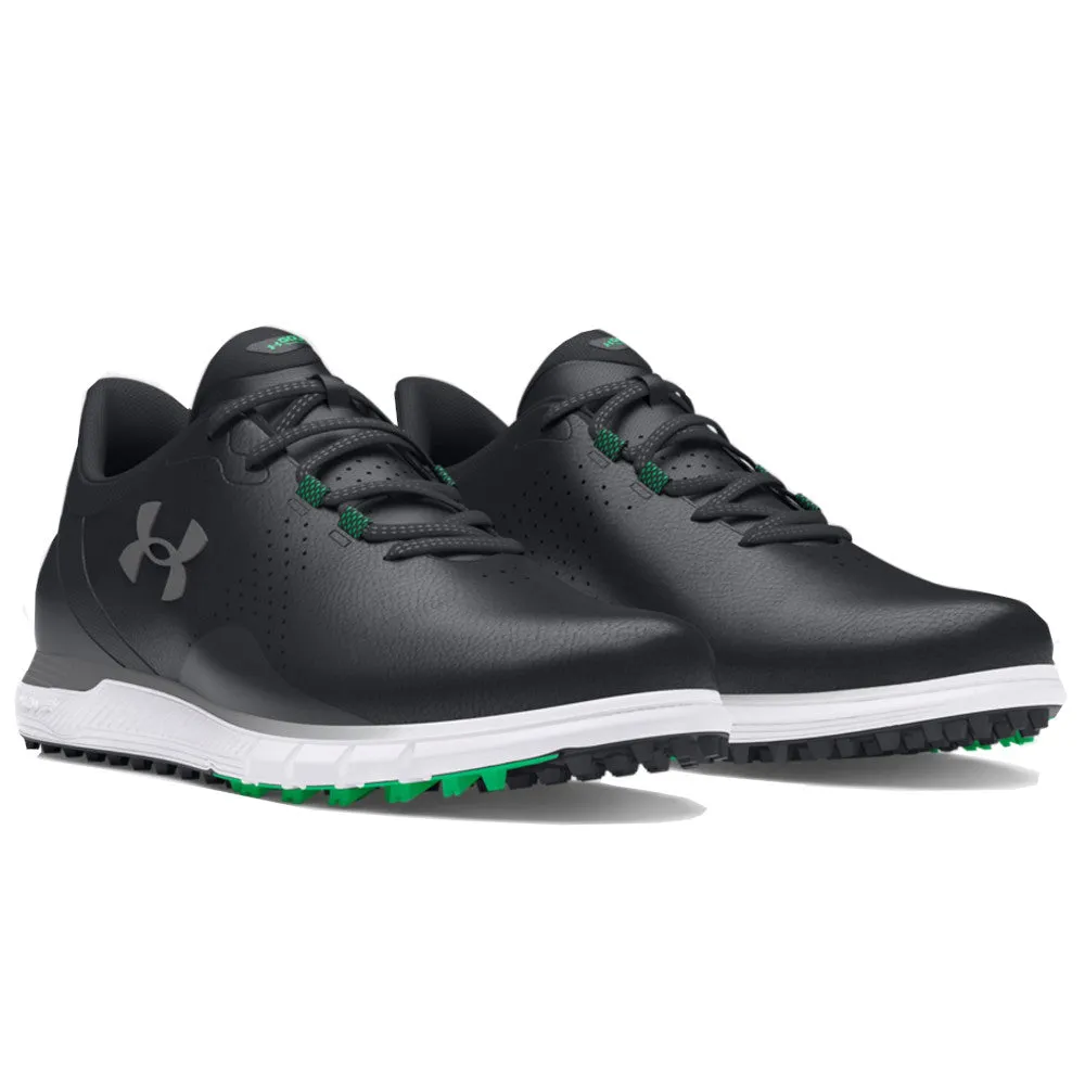 Under Armour Drive Fade Spikeless Waterproof Shoes - Black/Black/Titan Gray