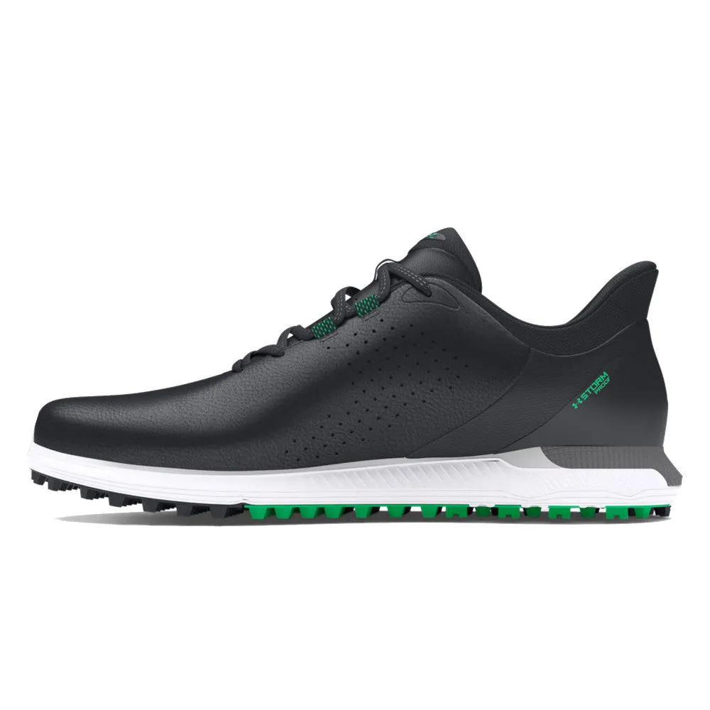 Under Armour Drive Fade Spikeless Waterproof Shoes - Black/Black/Titan Gray