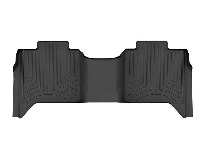 Weathertech® • 4417082 • FloorLiner • Molded Floor Liners • Black • Rear • Toyota Tundra CrewMax / Hybrid 22-23