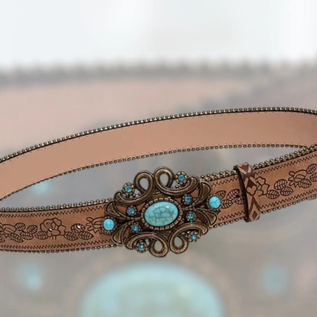 Western Annie Belt - Tan